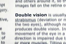 double vision text definition