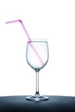 glass with straw