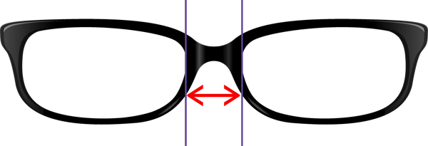 frame dimensions bridge width